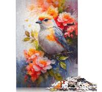 Songbird Symphony Puzzle 1000 Pièces Educa Jouet en Bois Cadeau Unique Décoration Intérieure Jeu Éducatif Challenge Toy Adultes & Enfants des 14 Ans 1000pcs (38x26cm)