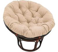 SONGDIQI Coussins de Chaise Ronds, Doux Épais Coussin Fauteuil Coussin Fauteuil Rotin pour Jardin ExtéRieur(G,50 * 50cm)