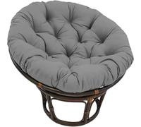 SONGDIQI Coussins de Chaise Ronds, Doux Épais Coussin Fauteuil Coussin Fauteuil Rotin pour Jardin ExtéRieur(N,60 * 60cm)