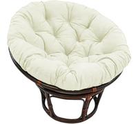 SONGDIQI Coussins de Chaise Ronds, Doux Épais Coussin Fauteuil Coussin Fauteuil Rotin pour Jardin ExtéRieur(E,120cm*120cm)