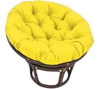 SONGDIQI Coussins de Chaise Ronds, Doux Épais Coussin Fauteuil Coussin Fauteuil Rotin pour Jardin ExtéRieur(I,110cm*110cm)