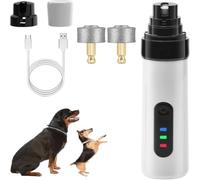 SONGDIQI Moulin à Ongles Silent Groom Pro, Coupe-Ongles pour Chien, Rechargeable par USB, Coupe-Ongles électrique étanche pour Chien(1PCS)