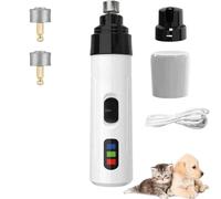 SONGDIQI Silent Groom Pro Moulin a Ongles pour Chiens, Coupe-Ongles Électrique Rechargeable pour Chiens, Outil de Toilettage pour Pattes d'animaux de Compagnie(2PCS)