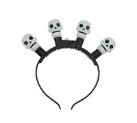 Songelt Accessoires de fête d'Halloween - Serre-tête de mort LED - Bandeau pour enfants et adultes - Pour festival amusant