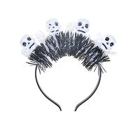 Songelt Accessoires de fête d'Halloween - Serre-tête de mort LED - Bandeau pour enfants et adultes - Pour festival amusant
