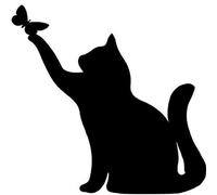 Songelt Animaux en métal noir pour décoration de jardin, statues extérieures, cour, Halloween, décorations d'intérieur pour la cuisine