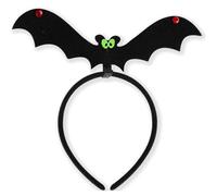 Songelt Bandeau accrocheur chauve-souris avec yeux amusants pour Halloween, accessoire de cosplay, accessoire de coiffe, décoration pour enfants, lunettes de chauve-souris fantaisie