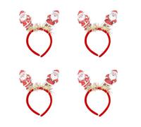 Songelt Bandeau élastique Père Noël/bonhomme de neige/cerf pour décoration d'arbre de Noël, fête assortie, accessoires pour cheveux, bandeaux de vacances pour la famille