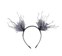 Songelt Bandeaux d'Halloween en corne pour femme - Accessoire de cheveux réaliste papillon floral pour fêtes costumées - Bandeaux d'Halloween pour femme