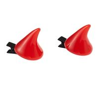Songelt Barrettes à cheveux en corne de diable - Accessoire photo - Accessoire de déguisement d'Halloween et de cosplay - Serre-tête pour homme