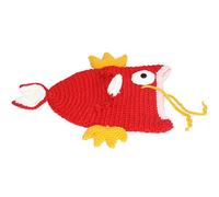 Songelt Bonnet tricoté au crochet fait à la main pour adultes et enfants - Bonnet amusant en forme de tête de mort élastique pour cosplay, fête - Bonnet pour homme