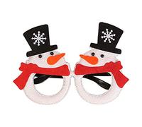 Songelt Cadre de lunettes fantaisie pour fête de Noël - Décoration de Noël - Costume de lunettes Happy New Year - Costumes pour adultes et enfants
