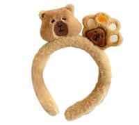 Songelt Capybaras Serre-tête pour enfants avec pince à cheveux pour festivals de musique, accessoires photo pour Halloween, photographie, accessoires pour cheveux doux