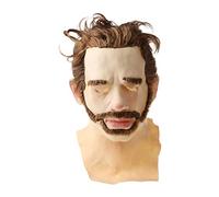 Songelt Casque de vieil homme chauve réaliste en latex pour bal masqué, Halloween, fête costumée, accessoires de cosplay chauve