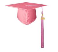 Songelt Casquettes de remise de diplôme élégantes pour enfants avec motifs classiques et pompons pour cérémonies scolaires et photographie, chapeaux de remise de diplôme