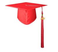 Songelt Casquettes de remise de diplôme élégantes pour enfants avec motifs classiques et pompons pour cérémonies scolaires et photographie, chapeaux de remise de diplôme