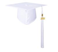 Songelt Casquettes de remise de diplôme élégantes pour enfants avec motifs classiques et pompons pour cérémonies scolaires et photographie, chapeaux de remise de diplôme