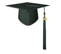 Songelt Casquettes de remise de diplôme élégantes pour enfants avec motifs classiques et pompons pour cérémonies scolaires et photographie, chapeaux de remise de diplôme