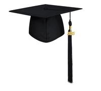 Songelt Casquettes de remise de diplôme élégantes pour enfants avec motifs classiques et pompons pour cérémonies scolaires et photographie, chapeaux de remise de diplôme