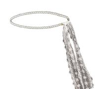Songelt Chaîne de taille en dentelle avec perles délicates et sophistiquées - Accessoire de bijoux de corps tendance, Fleur à six pétales, taille unique