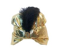 Songelt Chapeau amusant à plumes arabes - Accessoire de costume d'Halloween - Fournitures de fête de carnaval - Mignon pour adultes - Cosplay - Chapeau de cosplay pour femme