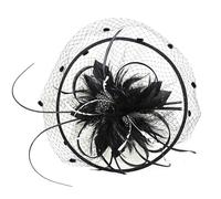 Songelt Chapeau bibi pour femme - Barrettes à plumes - Pour maquillage, fête, bal masqué, déguisement, cosplay, accessoires pour cheveux vintage