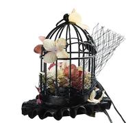 Songelt Chapeau de cage à oiseaux Dark Series avec pince à cheveux pour festival, événement, décoration de cheveux pour costume de soirée, chapeau gothique pour formel