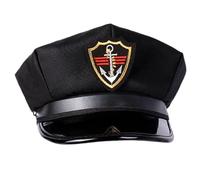 Songelt Chapeau de police tendance pour femme avec boucles d'automne pour Halloween, festivals, marins à la mode