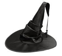 Songelt Chapeau de sorcière tendance et durable, motif chauve-souris pour jeu de rôle pour Halloween, cour, fête