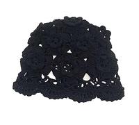 Songelt Chapeau décoratif fait à la main au crochet - Décorations de fond de fête pour adultes et enfants - Cadeau de Nouvel An - Chapeau à large bord