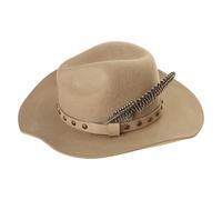 Songelt Chapeau Fedoras élégant pour homme et femme - Chapeau de fête avec ceinture - Costume de cosplay - Chapeau de cowboy - Chapeau hippie - Performance sur scène - Costume pour fête