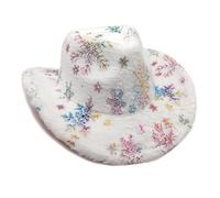 Songelt Chapeau haut de forme exotique en fourrure Homburg Chapeau Panama Porkpie Surprise Petit ami Père Oncle Chapeaux de Noël décontractés pour enfants