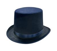 Songelt Chapeau haut plat britannique tendance pour costume de magicien, spectacles théâtraux, comédies musicales, chapeaux haut-de-forme pour adultes, enfants, adultes, hommes, en vrac sans