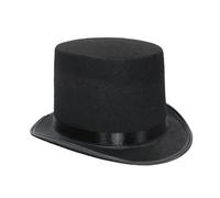 Songelt Chapeau haut plat britannique tendance pour costume de magicien, spectacles théâtraux, comédies musicales, chapeaux haut-de-forme pour adultes, enfants, adultes, hommes, en vrac sans