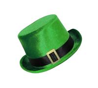 Songelt Chapeau haut pour la fête nationale irlandaise, fête de la StPatrick, rassemblement de famille, accessoire de fête, carnaval