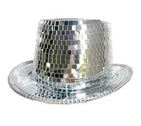 Songelt Chapeau Panama réfléchissant pour club, cocktail, vacances, pour homme, femme, comédien, acteur, haut pour femme