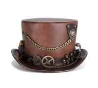 Songelt Chapeau punk unique pour les amateurs de cosplay et les amateurs de fête pour les mariages et les bals, les rassemblements nocturnes, les événements Steampunk