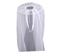 Songelt Chapeau traditionnel chinois ancien costume gaze chapeau épéistes voiles pour femmes hommes Halloween bandeaux réglables Douli
