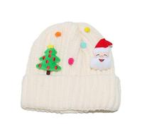 Songelt Chapeau tricoté à thème tête de mort pour tous les âges - Accessoire de festival de famille - Accessoires tricotés pour vacances