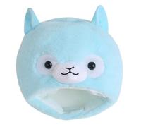 Songelt Chapeau unisexe en peluche en alpagas - Chapeau d'animal amusant - Costume de Pâques pour temps froid - Réglable