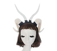 Songelt Coiffe fantaisie en corne de mouton - Accessoire de fête pour Halloween, Noël, carnaval créatif - Accessoires pour cheveux - Cornes de bœuf - Accessoires de carnaval