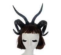 Songelt Coiffe fantaisie en corne de mouton - Accessoire de fête pour Halloween, Noël, carnaval créatif - Accessoires pour cheveux - Cornes de bœuf - Accessoires de carnaval