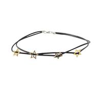 Songelt Collier élégant avec pendentif étoile double couche longueur réglable chaîne de clavicule créatif fête bijoux cadeau breloque Neklace, taille unique, Comme décrit, Comme décrit.