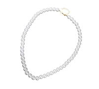 Songelt Collier tendance avec perles d'imitation blanches sans date - Élégances au quotidien - Ajustement confortable - Bijoux durables - Cadeau convivial, taille unique, Comme décrit, Comme décrit.