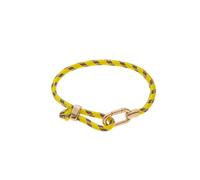 Songelt Couple moderne avec cordon tressé coloré, fermeture réglable, breloque légère en cuivre, bijoux assortis au quotidien, ensemble de bracelets assortis minimalistes, taille unique, Comme décrit