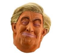 Songelt Couvre-chef réaliste pour Halloween, déguisement de célébrité, couvre-tête complet pour adulte, personnage réaliste d'Halloween