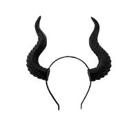 Songelt Dark Series Serre-tête avec cornes maléfiques pour Halloween, renne, fête, scène, cosplay, cornes de diable, costume pour homme