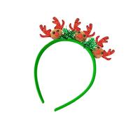 Songelt Décorations de Noël Arbre de Noël/Père Noël Serre-tête avec poudre scintillante pour fête, rassemblement, festival, célébration, bandeau de vacances