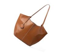Songelt Élégant sac à bandoulière en polyuréthane pour les aisselles, sac seau spacieux pour une utilisation tendance et pratique en diverses occasions, léger en cuir PU pour les navetteurs, marron
