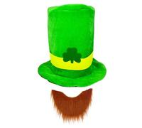 Songelt Ensemble de chapeaux et de barbe multifonctionnels confortables pour fêtes et événements - Accessoire de mode - Accessoire de fête - Accessoire de costume
